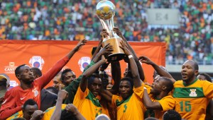 Football - 2013 Cosafa Cup - Final - Zimbabwe v Zambia - Levy Mwanawasa Stadium - Zambia