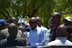North West premier, Supra Mahumapelo addressing NWU students