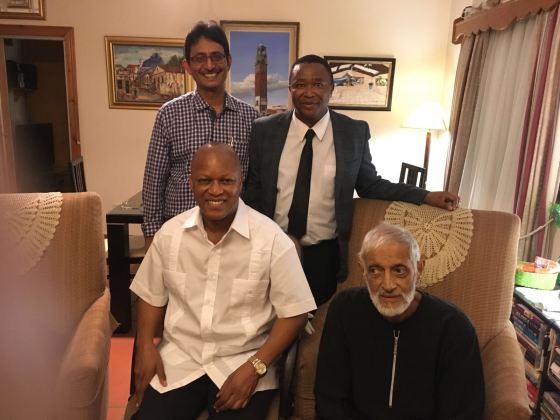 Dr Wadee seen here recently with MEC Masike and Dr David Leburu