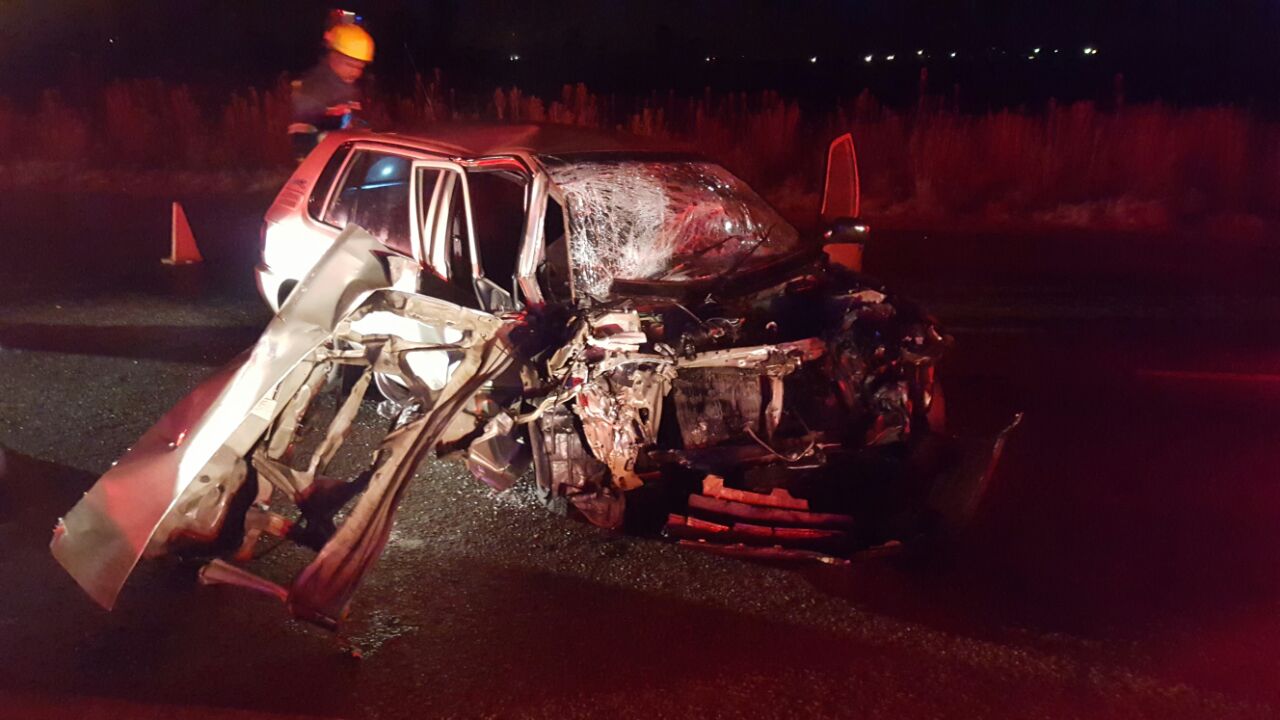 Four injured in a crash | The Guardian