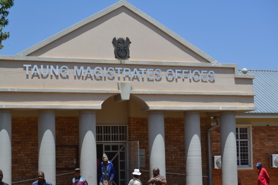 Picture: Taung Magistrate's Court 