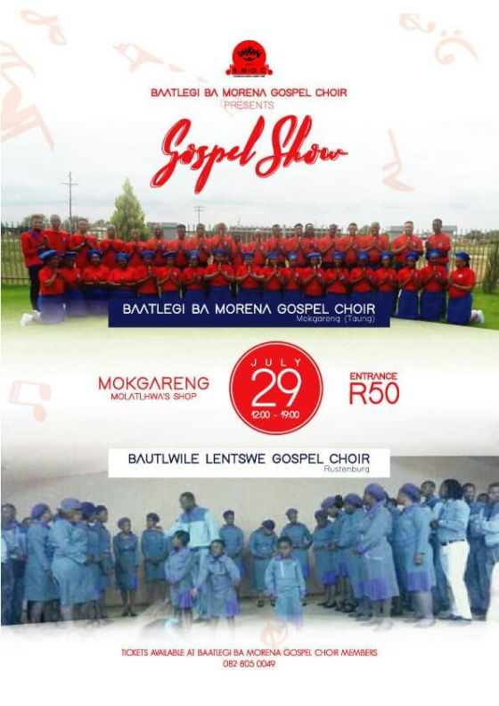 Baatlegi Ba Morena Gospel Choir advert