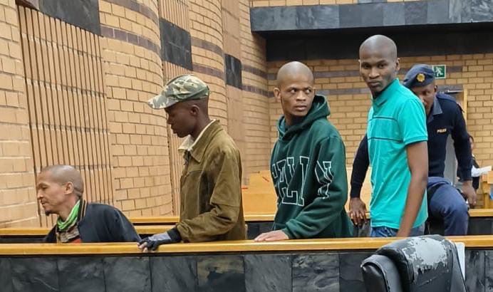 Four men who are accused of killing two police officers in Mareetsane ...
